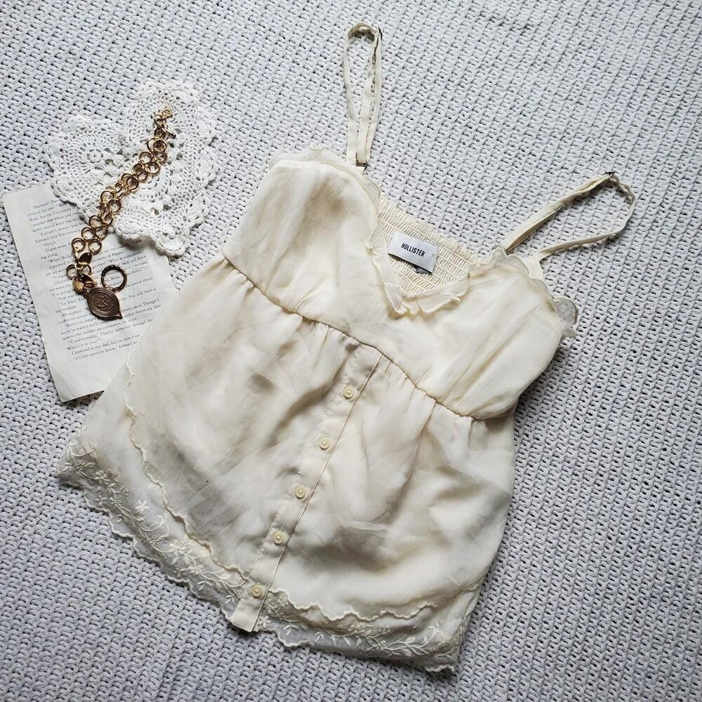 Hollister baby doll tank top cami excellent condition